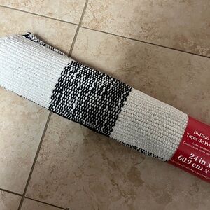 New buffalo check doormat black and white design machine washable